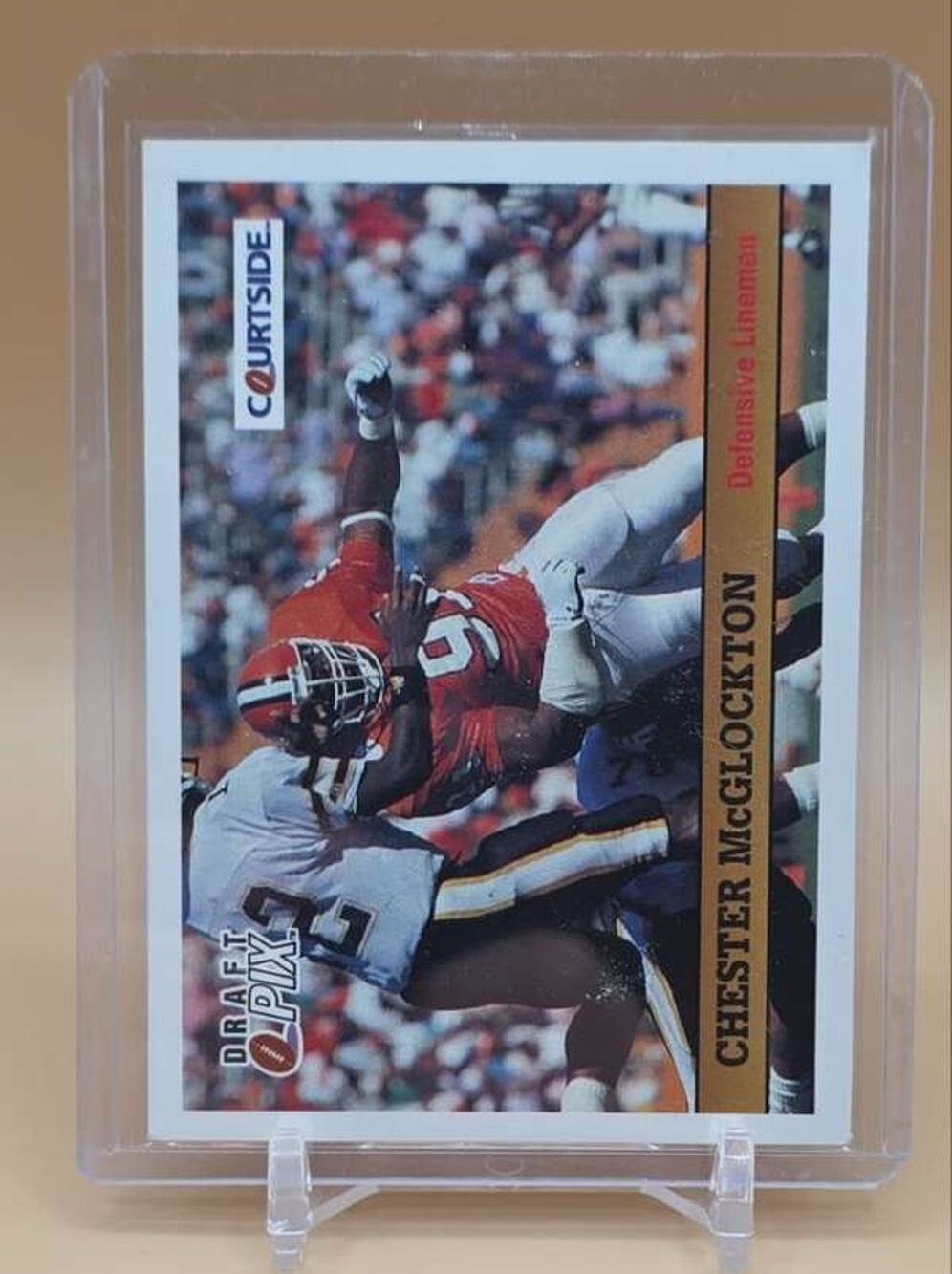 1992 Courtside Draft Pix #110 Chester McGlockton Card